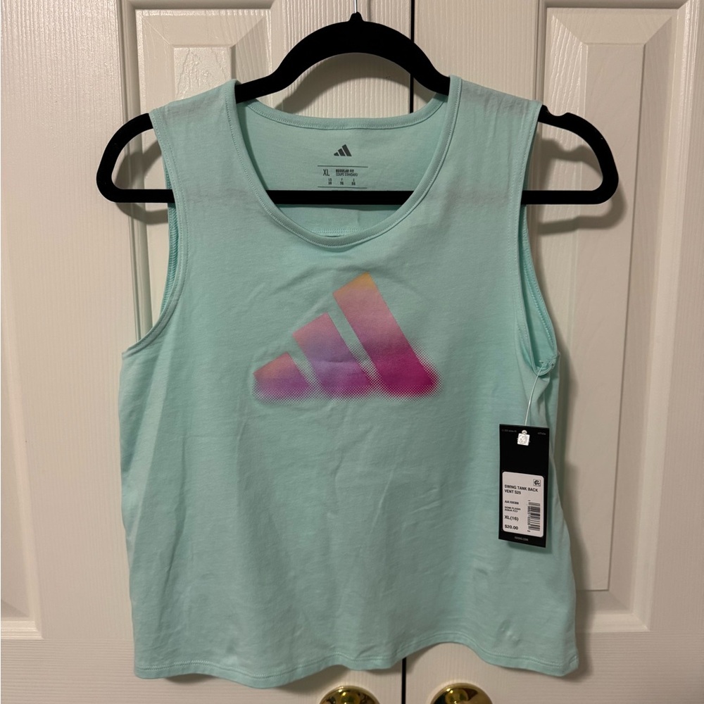 NWT Adidas Swing Tank Back Vent Top